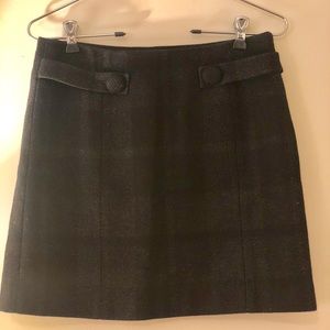J.Crew wool plaid mini skirt